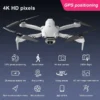 Drone Skycapture F10 avec fonctionnalités de positionnement GPS, suivi intelligent, caméra 4K et transmission d'image 5G wifi