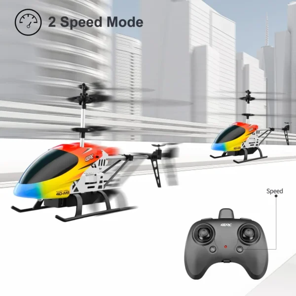 Hélicoptère RC 4DRC M5 2.4 GHz – Vol 26 Min Avec 2 Batteries, Gyroscope, Maintien D'Altitude, Cadeau Enfant Débutant