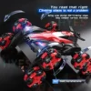 Voiture RC cascadeuse Bullet à 8 roues avec bras de roue pivotants à 360 degrés pour tous terrains