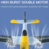 BF109 avion RC avec double moteur haute puissance pour une stabilité accrue et réduction du couple