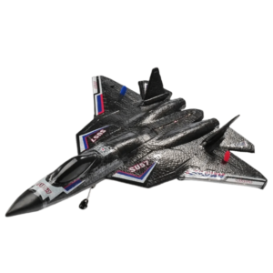 Avion RC SU57 avec commande radio 2.4G et lumières LED pour vols stables et lumineux