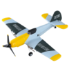 Avion de combat RC BF109 en vol, conçu pour une performance aérodynamique optimale, en mousse EPP résistante