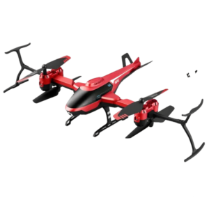 Drone Mini V10 RC rouge avec caméra HD 4K pour prises de vue aériennes en haute définition
