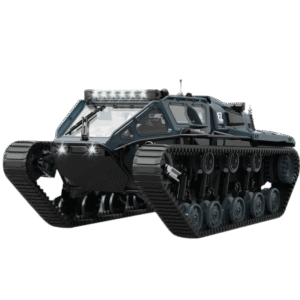 Voiture télécommandée JJRC C8812 à chenilles vue de profil