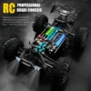 Châssis professionnel de la voiture RC WLtoys 16101PRO avec moteur brushless, batterie Li-ion et composants électroniques intégrés